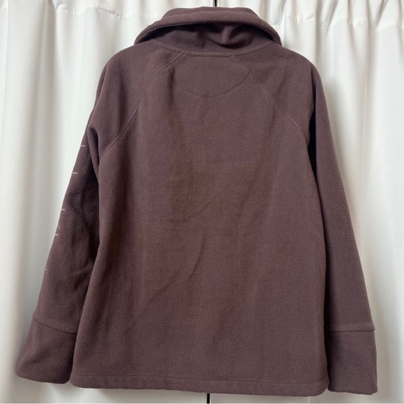 Calvin Klein Performance Purple Fleece Zip Up Jacket Size Small - Picture 2 of 10